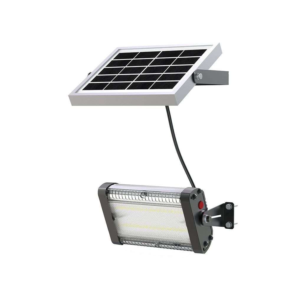 Solar LED Flood Light 30w - Waterproof, Remote Control, Separate Solar Panel - SuperSaverAU - view 1