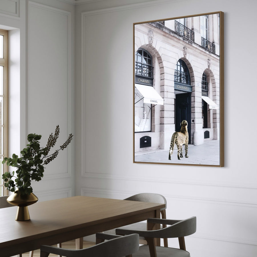 Interior Ave Catwalk Framed Artwork 90 x 60cm Acrylic Glass Ready to Hang - SuperSaverAU - view 1