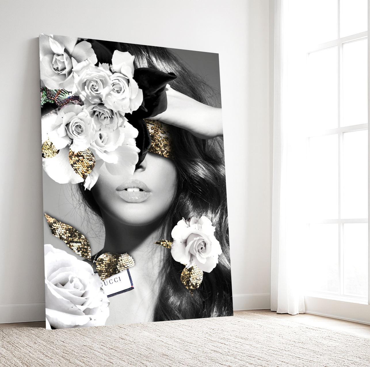Interior Ave 90cm x 60cm White Framed Artwork - Gallery Quality Print - SuperSaverAU - view 1