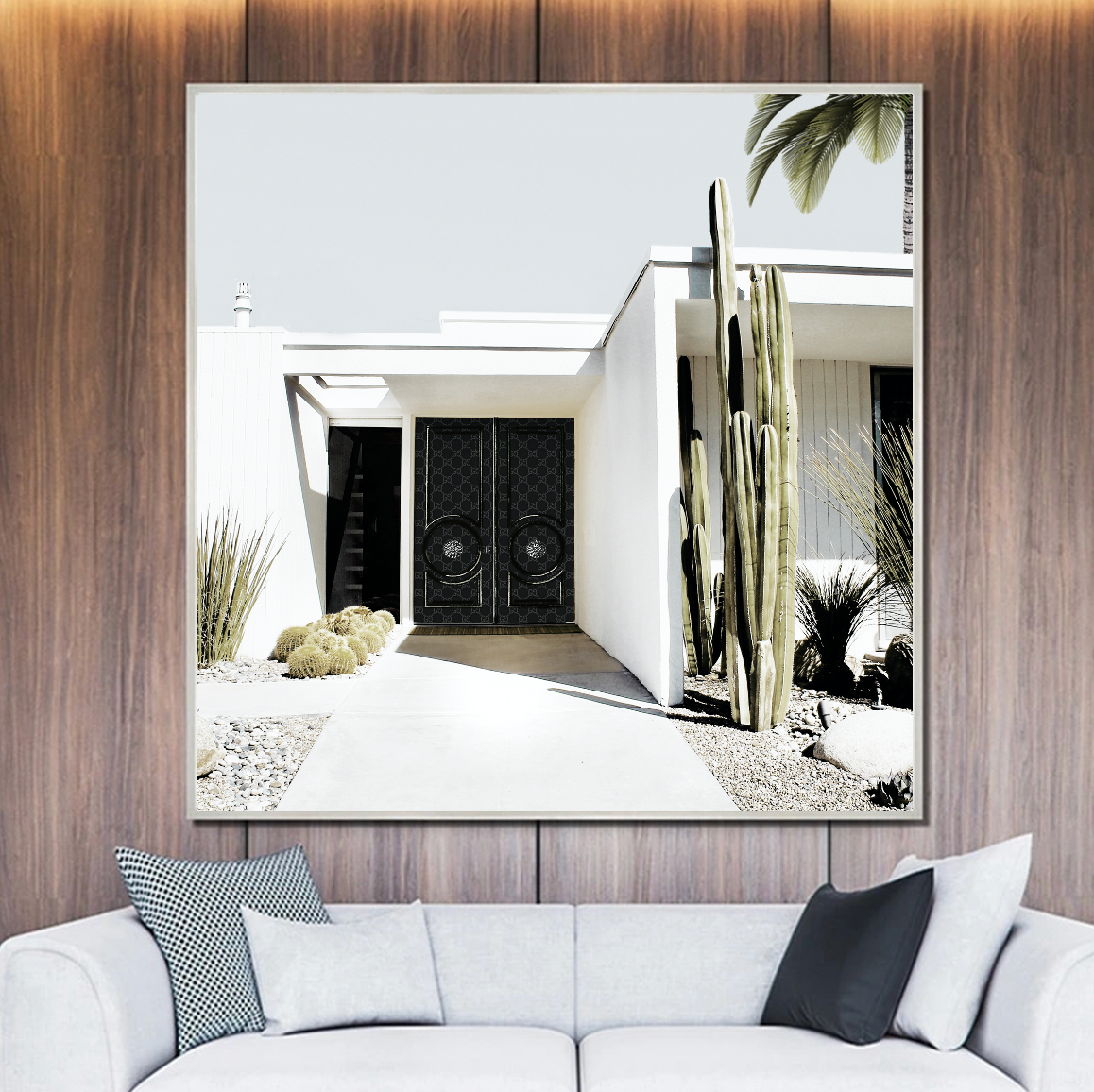 Interior Ave Canvas Artwork - Resident G - 60cm x 60cm, Gallery Quality, Ready to Hang - SuperSaverAU - view 2