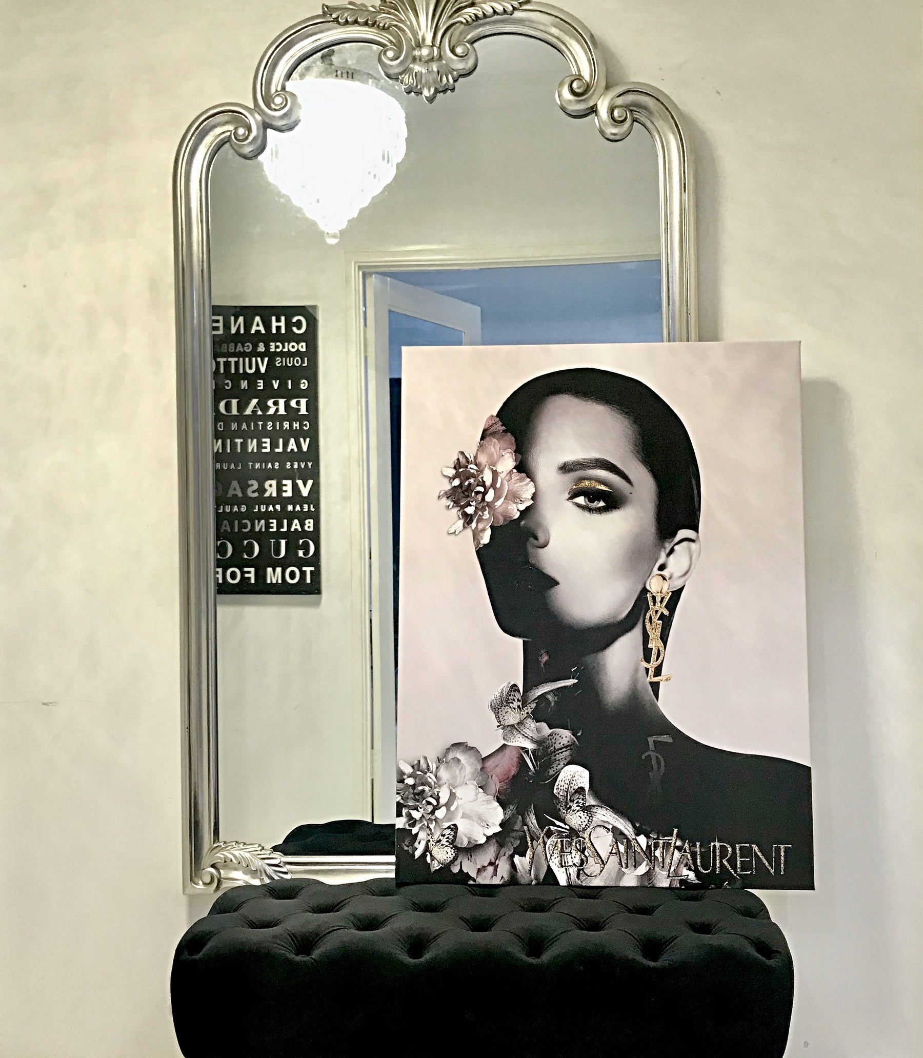 Interior Ave - White Framed Artwork - 90cm x 60cm - Gallery Quality Print - SuperSaverAU - view 2
