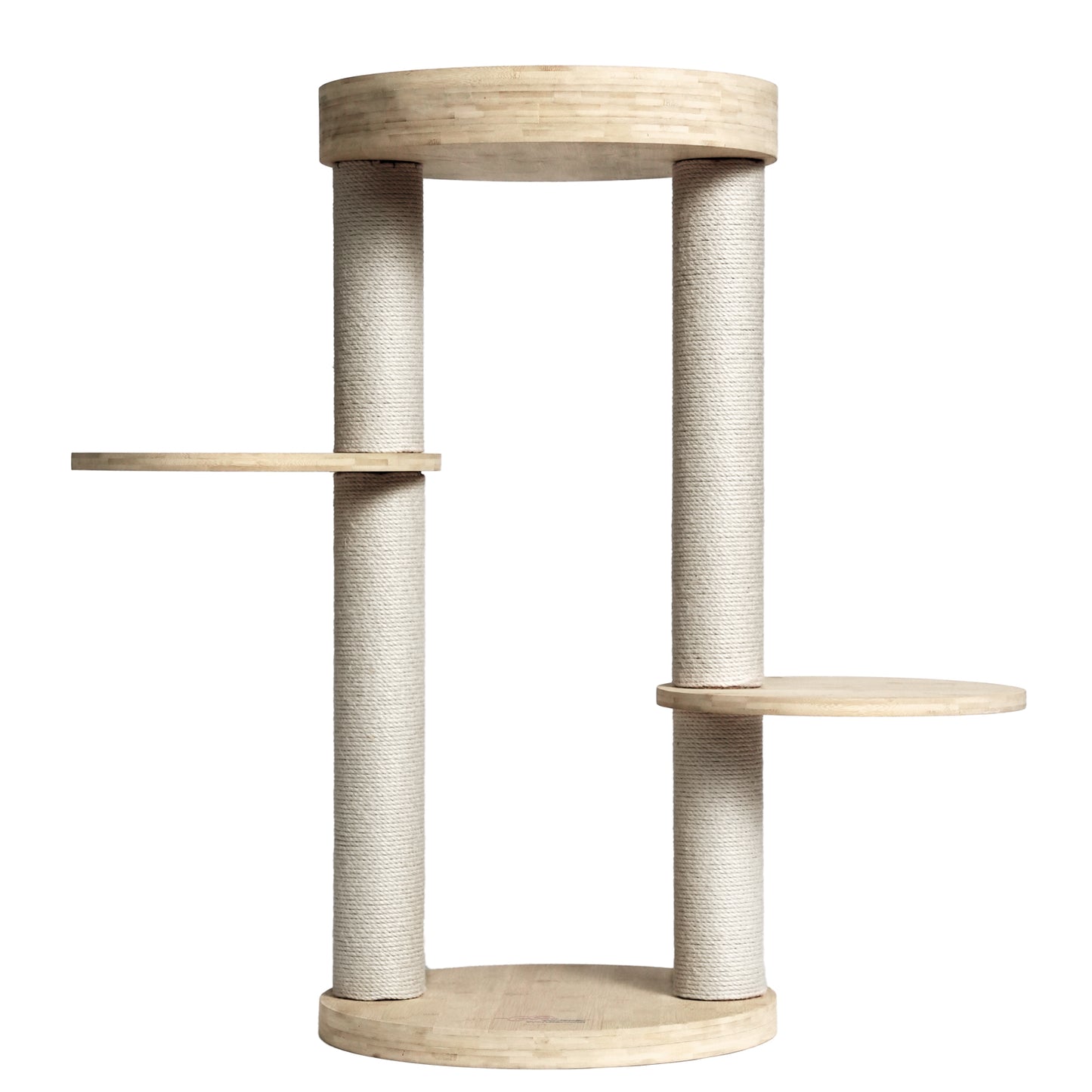 Whisker Wonderland Eco-Friendly Bamboo Cat Tree Small - Multi-Level, Stable, Sisal Scratching