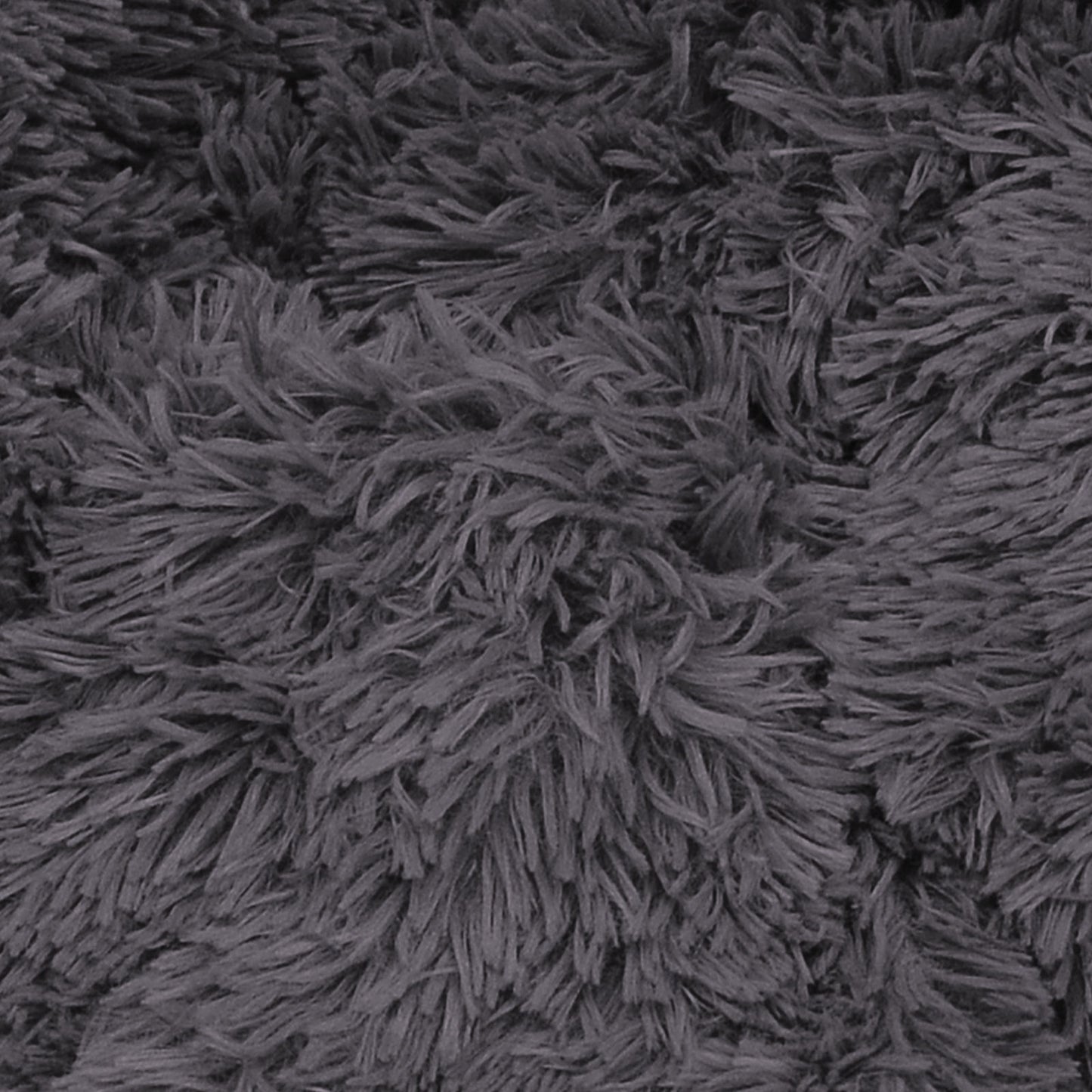 Pet Bed Dark Grey 70cm - Plush Calming Bed for Dogs/Cats, Non-Toxic, Easy Clean