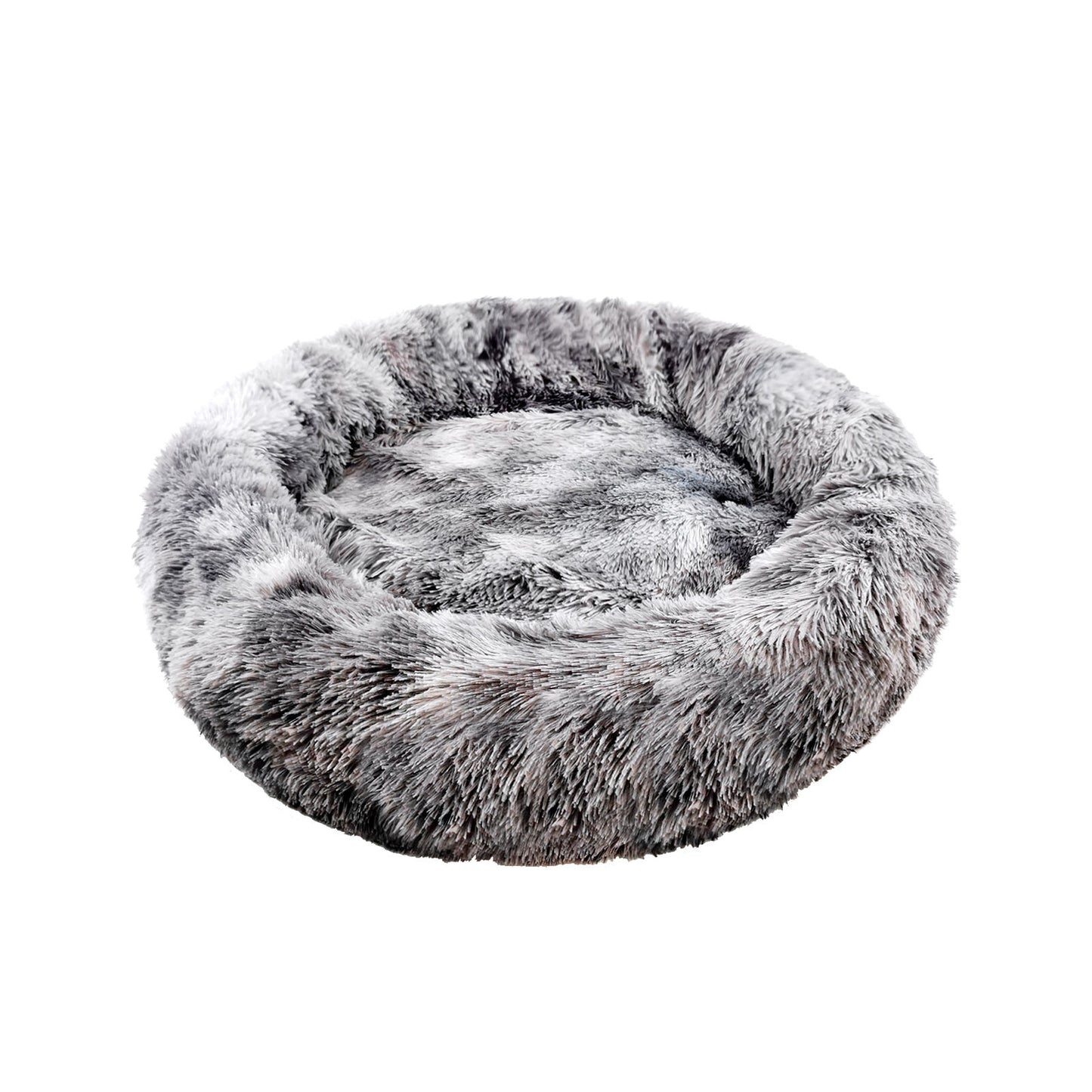 Pawfriends Pet Bed Round 100cm Dark Grey Polyester Non-Toxic Washable Mat