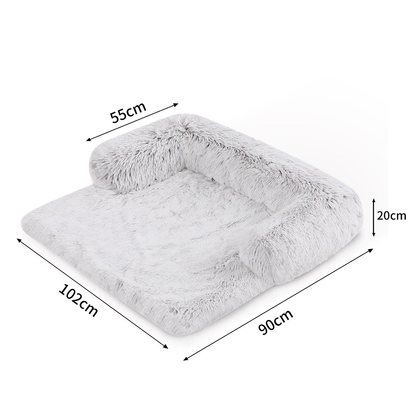 Kids Pet Sofa Bed L - Waterproof Calming Protector Cover for Dogs & Cats