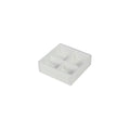 White Card Gift Box 100 Pack - 4 Bay Compartments - 8x8x3cm with Clear Lid - SuperSaverAU - view 5