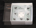 100 Pack of 8cm Square Wedding Invitation Coaster Favor Function product Presentation Cookie Biscuit Patisserie Gift Box - 2cm deep - White Card with Clear Slide On PVC Lid - SuperSaverAU - view 2