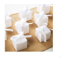 100 Pack of White 5cm Square Cube Card Gift Box - Folding Packaging Small rectangle/square Boxes for Wedding Jewelry Gift Party Favor Model Candy Chocolate Soap Box - SuperSaverAU - view 4