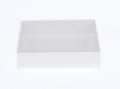 White Card Box 100 Pack - 30x20x8cm with Clear Slide Lid for Gifts - SuperSaverAU - view 1