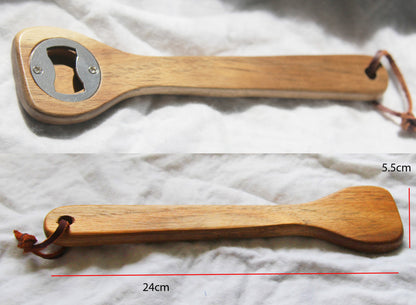 100 x Wholesale for Resell Wooden Spoon Bottle Opener Kitchen Foodie BBQ Last Bottom Place Sport Loser Award Gift
