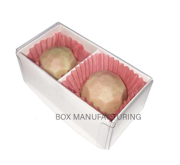 10 pk White Card Gift Box 2-Bay Compartments (8 x 4 x 3 cm) & Clear Lid - SuperSaverAU - view 4