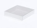 10pk White Square Presentation Box (10x10x4cm) w/ Clear PVC Lid - SuperSaverAU - view 3