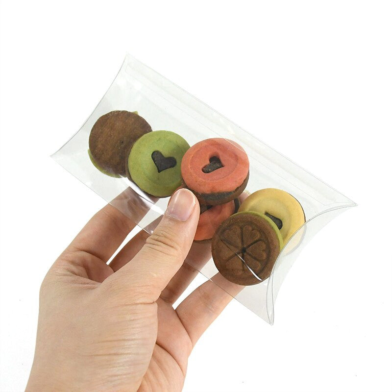 10pk Pillow-Shaped Card Gift Box Elegant Favors & Product Packaging