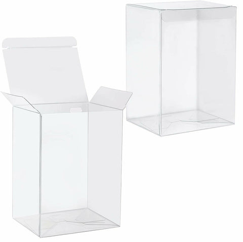 10pk Large Clear Plastic Display Box (22x14.5cm) Exhibition & Retail - SuperSaverAU - view 1