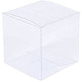 10pk Clear PVC Folding Gift Box (6x6x6cm) Small Favors & Jewelry - SuperSaverAU - view 1