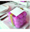 10pk Clear PVC Folding Gift Box (7x7x7cm) Small Favors & Jewelry - SuperSaverAU - view 6