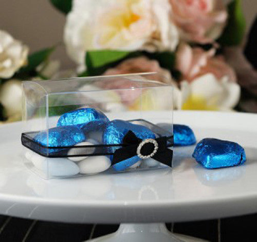 110pk Clear PVC Folding Gift Box (5x8cm) Small Favors & Jewelry