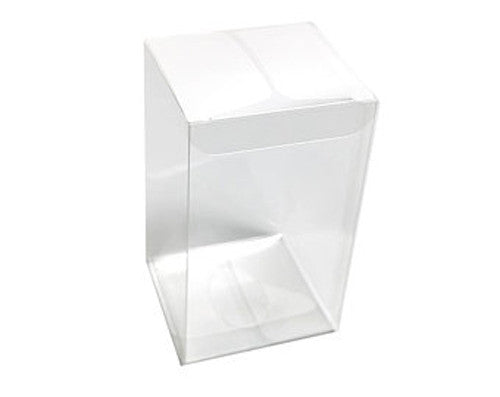10pk Clear PVC Folding Gift Box (8x8x10cm) Tall Favors & Jewelry - SuperSaverAU - view 1