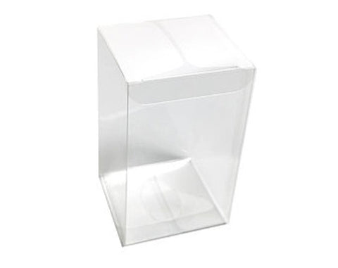 10pk Clear PVC Folding Gift Box (8x8x10cm) Tall Favors & Jewelry - SuperSaverAU - view 1
