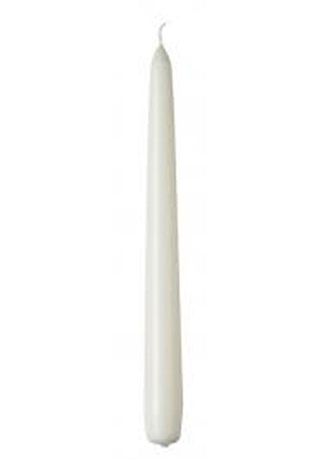 10 pack white wax 20cm taper church house vigil candleabra candle 2CM WIDE - SuperSaverAU - view 2