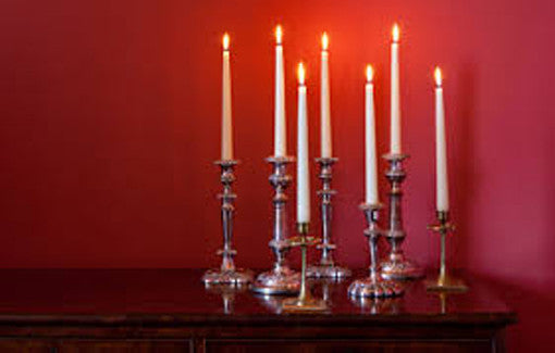 10 pack white wax 20cm taper church house vigil candleabra candle 2CM WIDE - SuperSaverAU - view 4