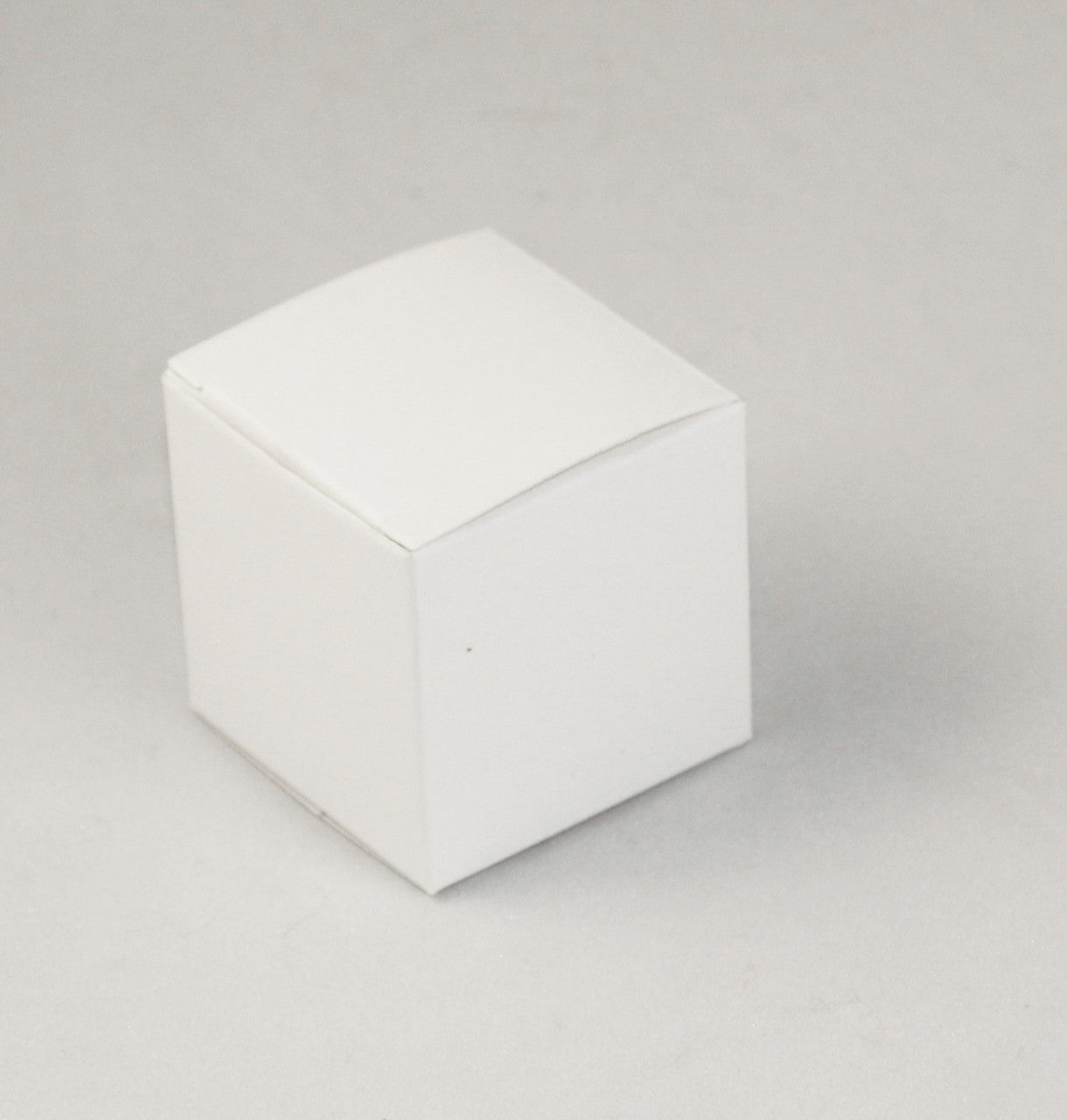 10 pk White Cube Gift Box ( 5x 5 x 5 cm) Folding Packaging for Favors  &  Jewelry