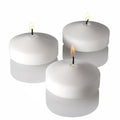 10 Pack of 4 Hour White Floating Candles - 4cm diameter - wedding party decoration - SuperSaverAU - view 1