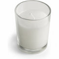 20 White Wax Clear Glass Holder Votive Candle - Wedding Event Centrepiece Table Decoration - SuperSaverAU - view 1