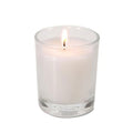 20 White Wax Clear Glass Holder Votive Candle - Wedding Event Centrepiece Table Decoration - SuperSaverAU - view 4