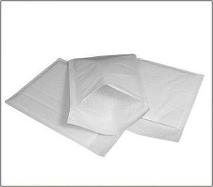 50 Pack White Bubble Padded Envelopes - 22.5x15cm Self Seal