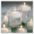 50 Pack of 6 Hour White Floating Candles - 5.8cm diameter - wedding party decoration - SuperSaverAU - view 2