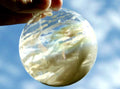10 x Glass Bauble 10cm Diameter Round Clear with Silver Cap - table or tree centrepice personal memory theme craft gift - SuperSaverAU - view 4
