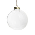 24 Pack Clear Glass Hanging Memory Bauble 10cm - Craft & Wedding Decor - SuperSaverAU - view 1
