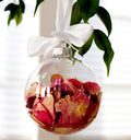 4 x Glass Bauble 10cm Diameter Round Clear with Silver Cap - SuperSaverAU - view 3