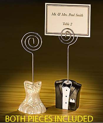 10 Pack Bride & Groom Name Card Stands