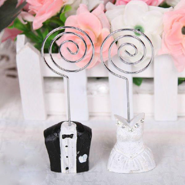 10 Pack Bride & Groom Name Card Stands