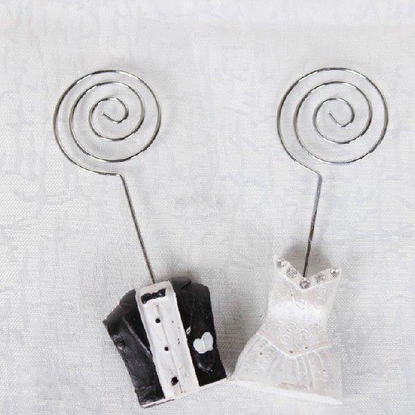 10 Pack Bride & Groom Name Card Stands