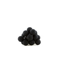 1 Set of 20 LED Black 5cm Cotton Ball Battery Powered String Lights Christmas Gift Home Wedding Party Bedroom Decoration Outdoor Indoor Table Centrepiece - SuperSaverAU - view 4