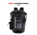 NOOYAH 30L Black Waterproof Outdoor Sports Backpack with Roll Top Closure - SuperSaverAU - view 2