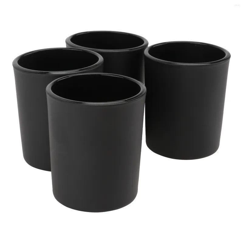 Premium Matte Black Tealight Candle Holders - 20 Pack