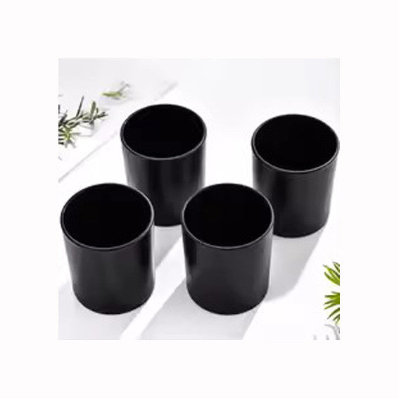 Premium Matte Black Tealight Candle Holders - 20 Pack