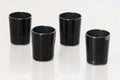 Premium Matte Black Tealight Candle Holders - 40 Pack