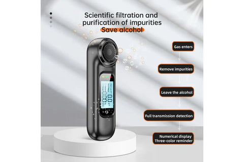 Digital Breathalyser Breathtester Mini Handbag Alcohol Tester with LCD Display - SuperSaverAU - view 2
