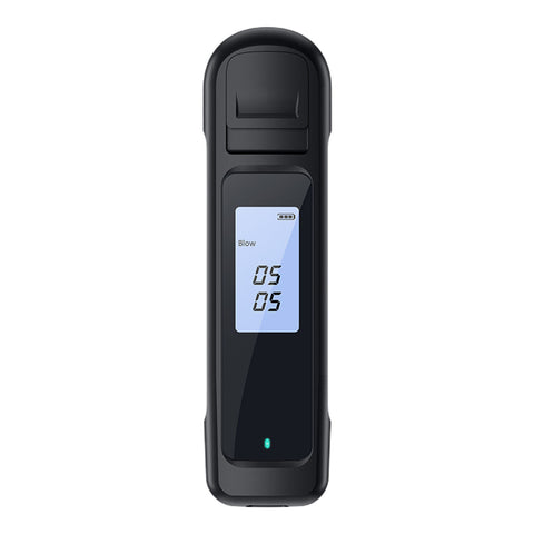 Alcohol Breathalyzer Drink Tester LCD Pocket Size Black Handbag Analyzer - SuperSaverAU - view 1