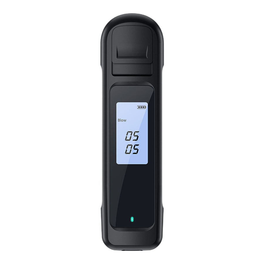 Alcohol Breathalyzer Drink Tester LCD Pocket Size Black Handbag Analyzer - SuperSaverAU - view 1