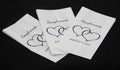 100 Pack Wedding Cake Bags Greaseproof Wax Paper Slice Take Home Favour Heart n Message - SuperSaverAU - view 1