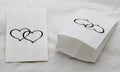 100 Pack Wedding Cake Bags Greaseproof Wax Paper Slice Take Home Favour Large Heart - SuperSaverAU - view 1