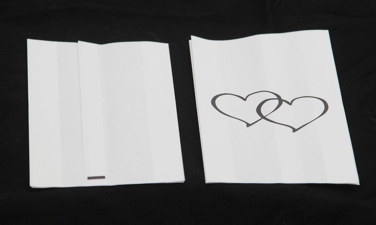 100 Pack Wedding Cake Bags Greaseproof Wax Paper Slice Take Home Favour Large Heart