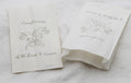 100 Pack Wedding Cake Bags Greaseproof Wax Paper Slice Take Home Favour Silver Doves - SuperSaverAU - view 1