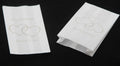 100 Pack Wedding Cake Bags Greaseproof Wax Paper Slice Take Home Favour Silver Heart n Message - SuperSaverAU - view 2